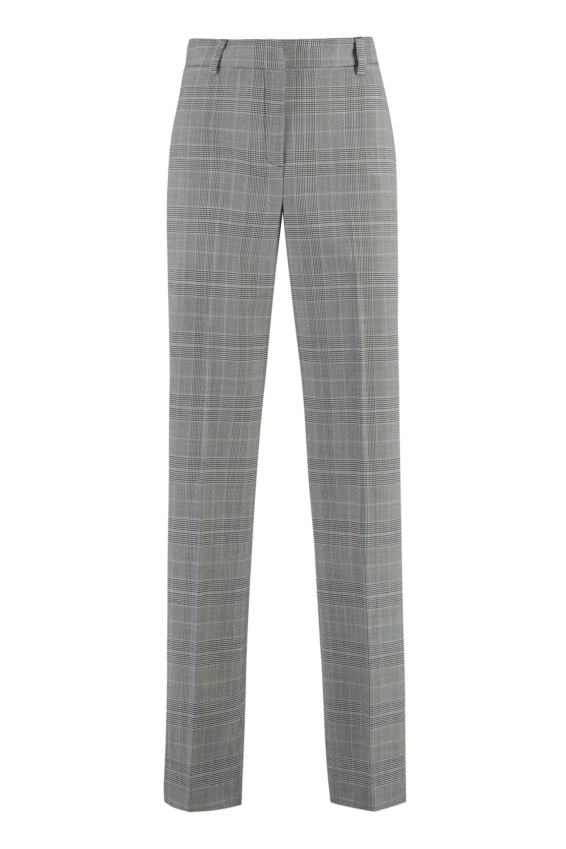 PT01 Checkered Design Trousers for Women