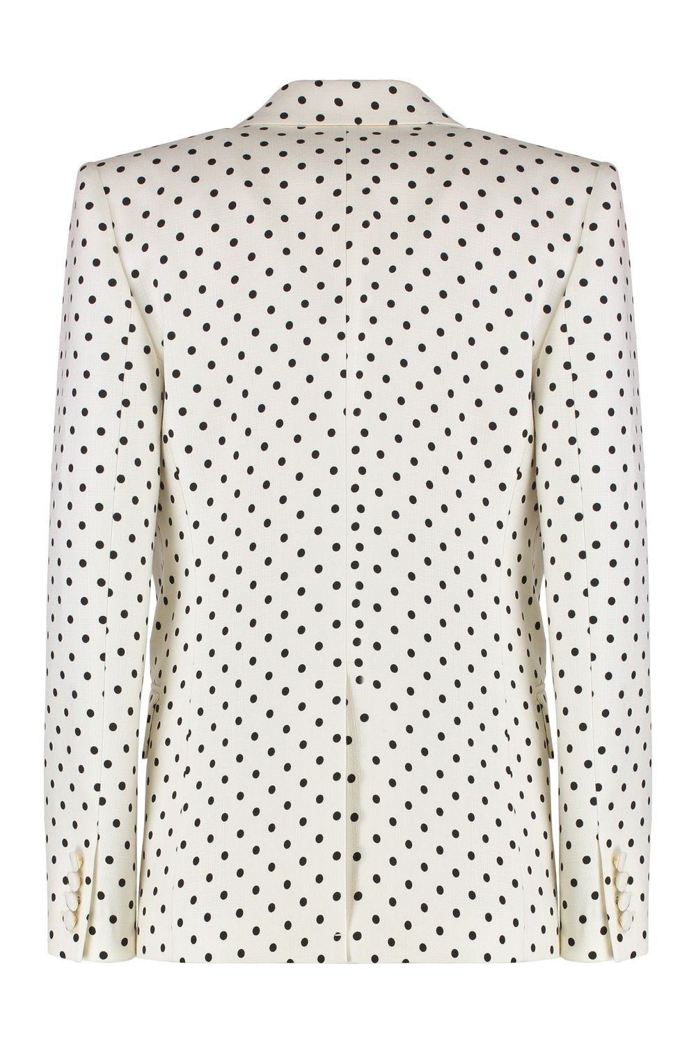 VALENTINO Polka Dot Printed Jacket with Bow Detail