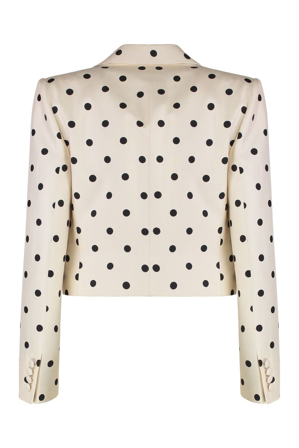 VALENTINO GARAVANI Chic Polka-Dot Shantung Jacket