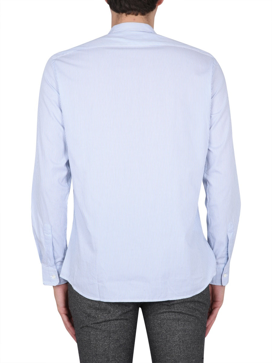 ASPESI Regular Fit Mini Collar Shirt for Men