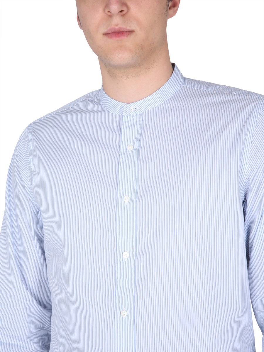 ASPESI Regular Fit Mini Collar Shirt for Men