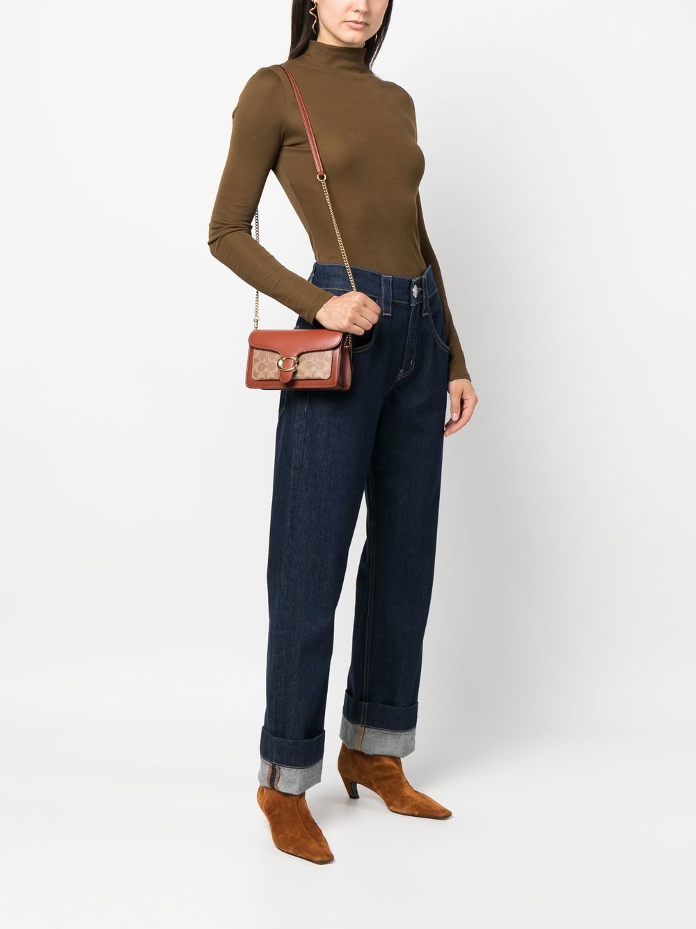 COACH Mini Chain Clutch Crossbody Bag