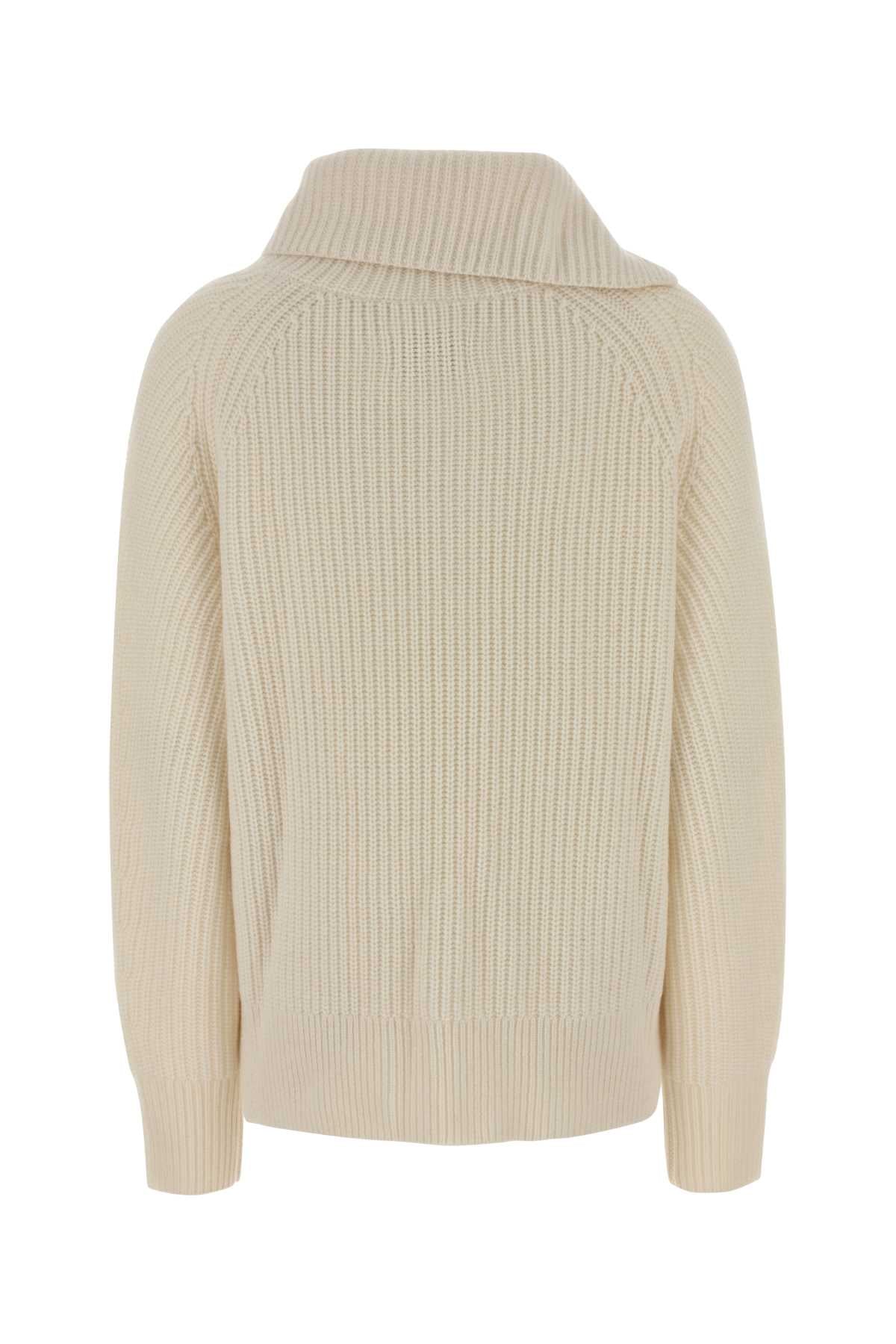 LOULOU DE SAISON Stand Collar Cashmere Sweater