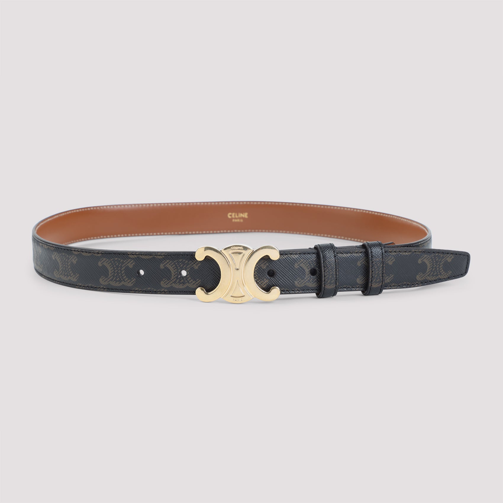 CELINE Luxury Leather Belt - 2.5cm Height