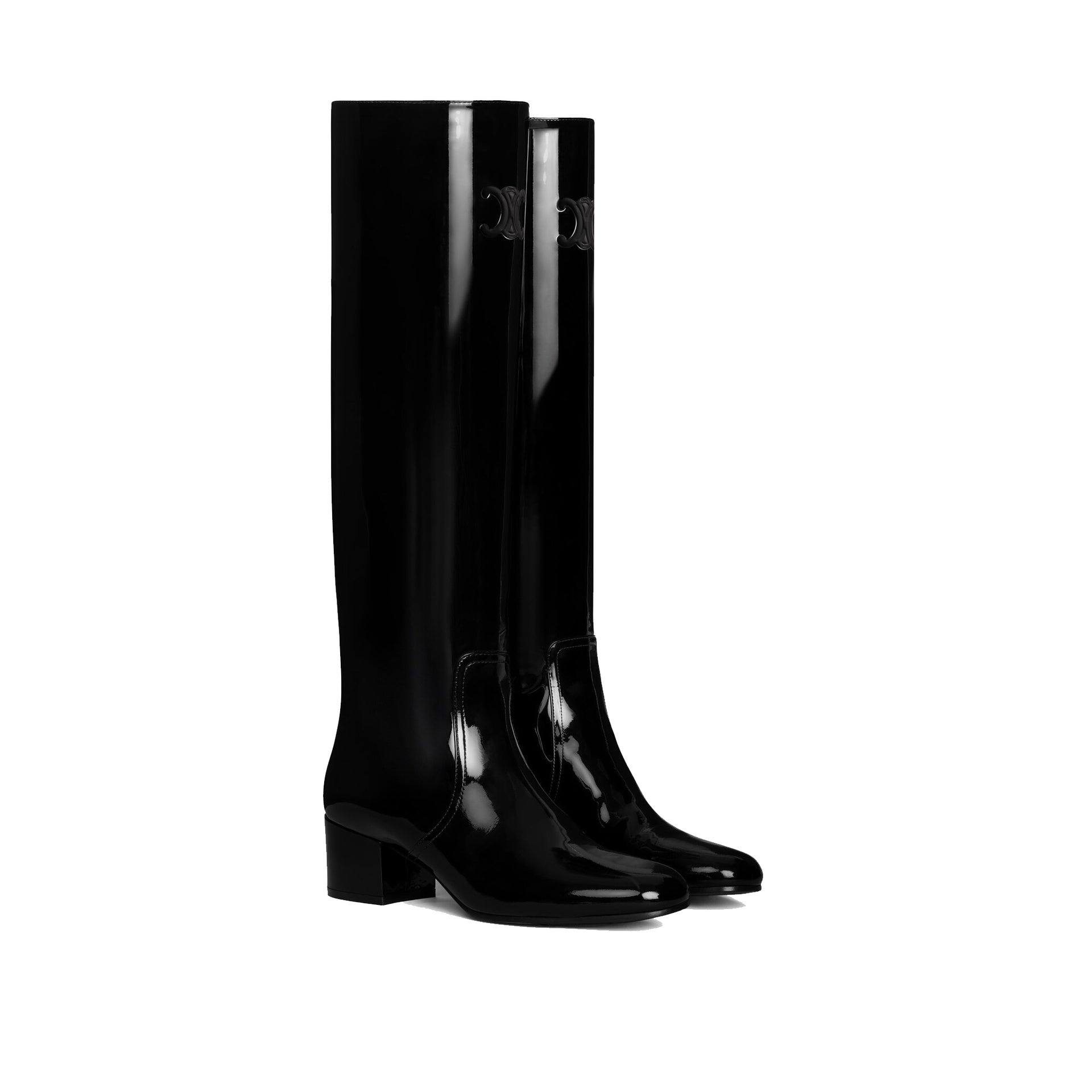 CELINE Triomphe High Boots - 5 cm Heel