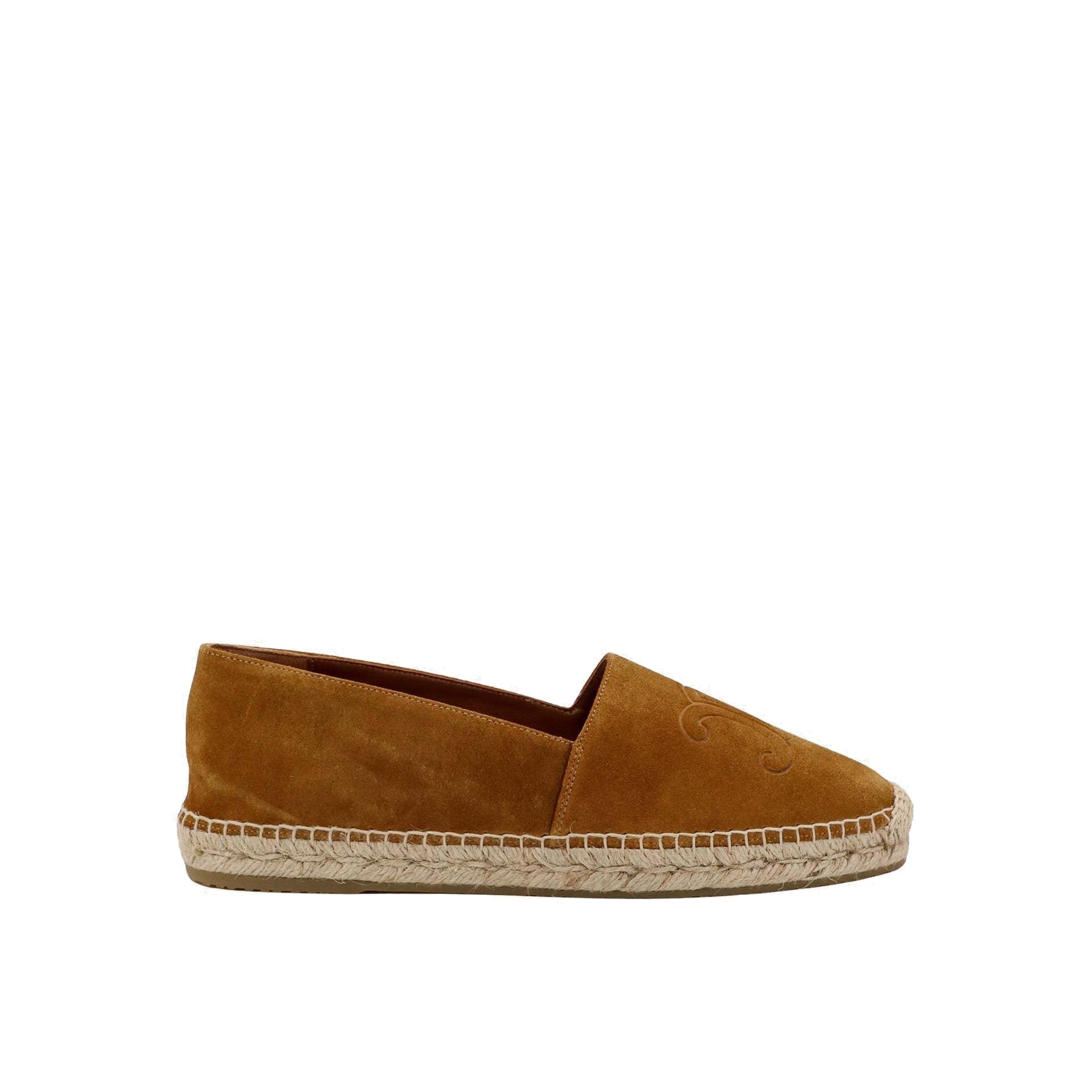 CELINE Triomphe Suede Espadrilles for Men