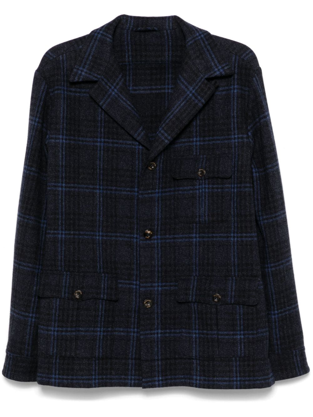 FINAMORE Wool Single-Breasted Jacket