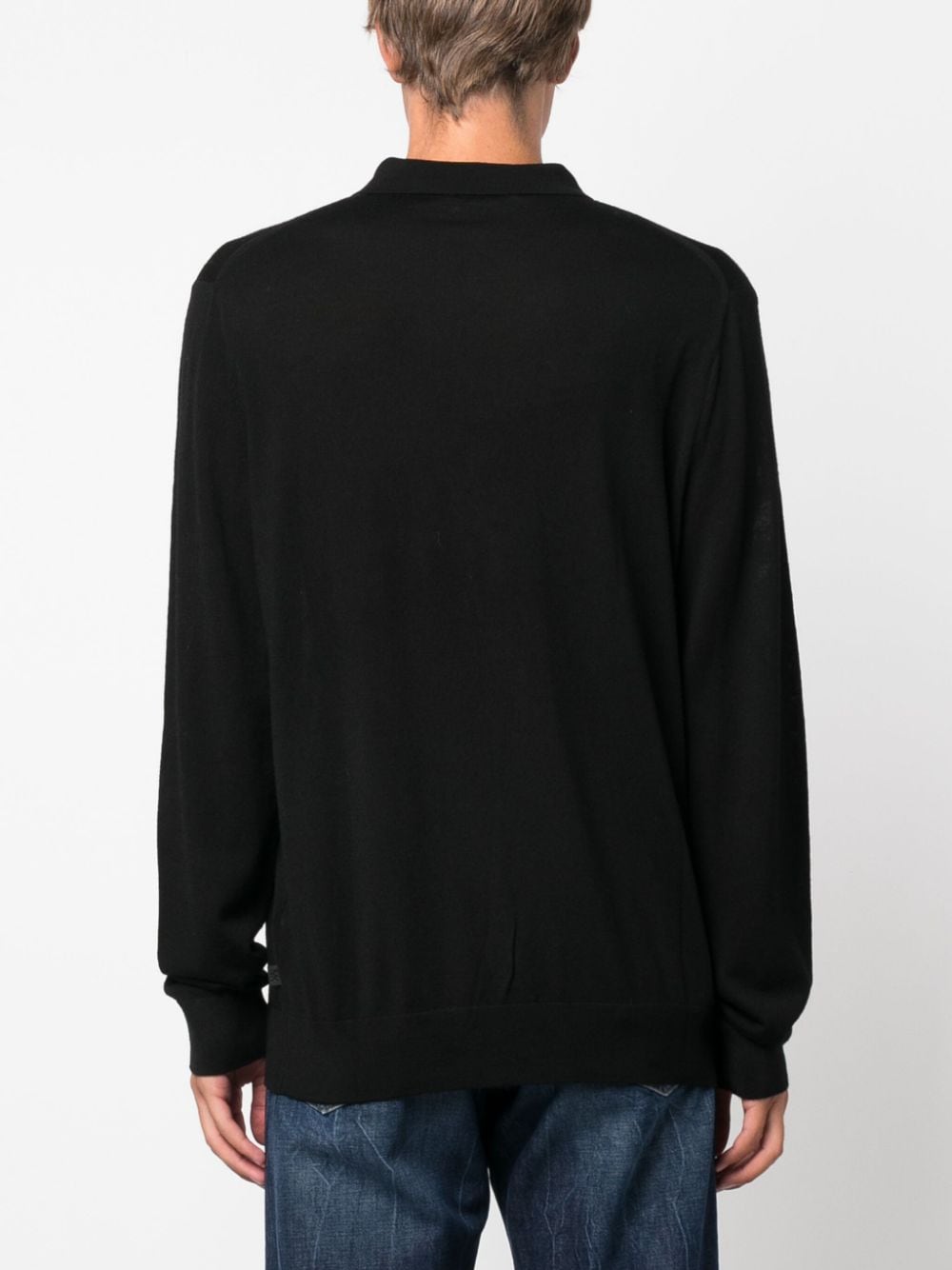 MICHAEL KORS Core Merino Long Sleeves Polo for Men