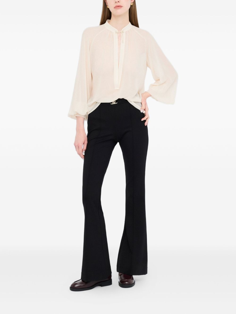 LIU JO Pearl Embellished Puff Jacket for Women - FW25