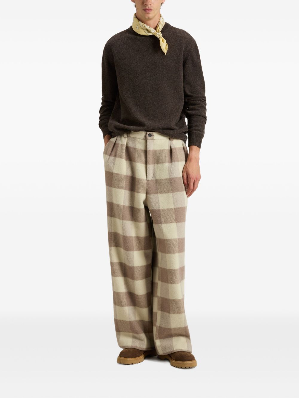 WOOLRICH Classic Wool Crew Neck Sweater for Men