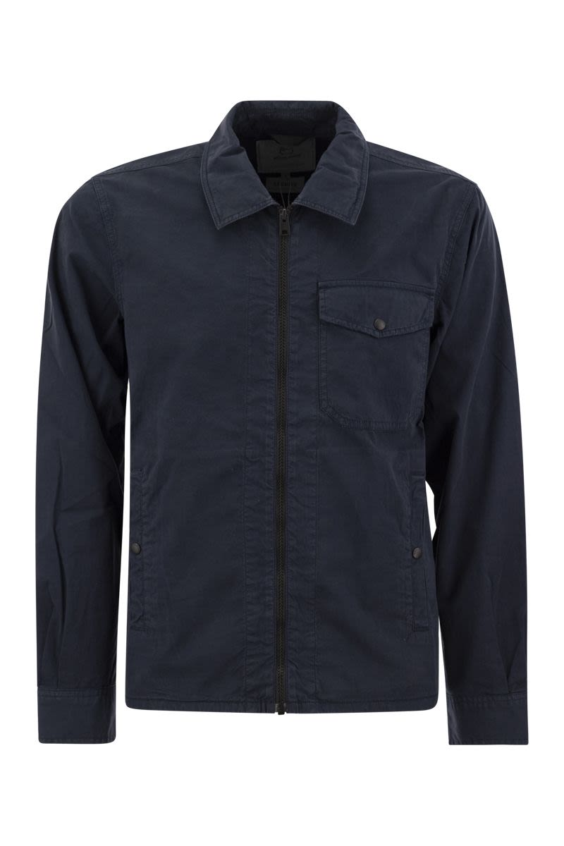 WOOLRICH Garment-Dyed Mini Shirt Jacket for Men