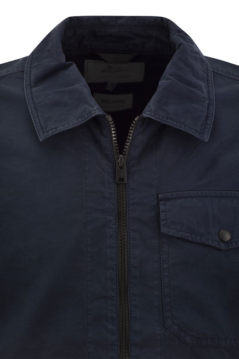 WOOLRICH Garment-Dyed Mini Shirt Jacket for Men
