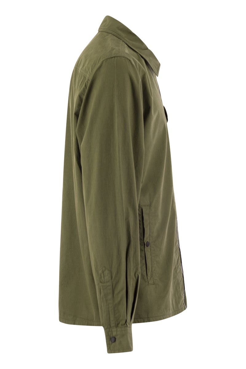 WOOLRICH Garment-Dyed Shirt Jacket for Men