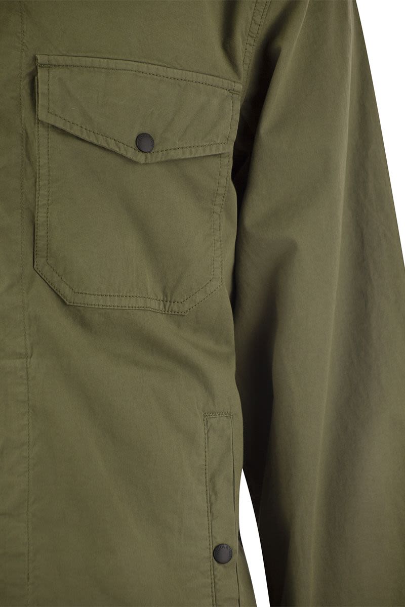 WOOLRICH Garment-Dyed Shirt Jacket for Men