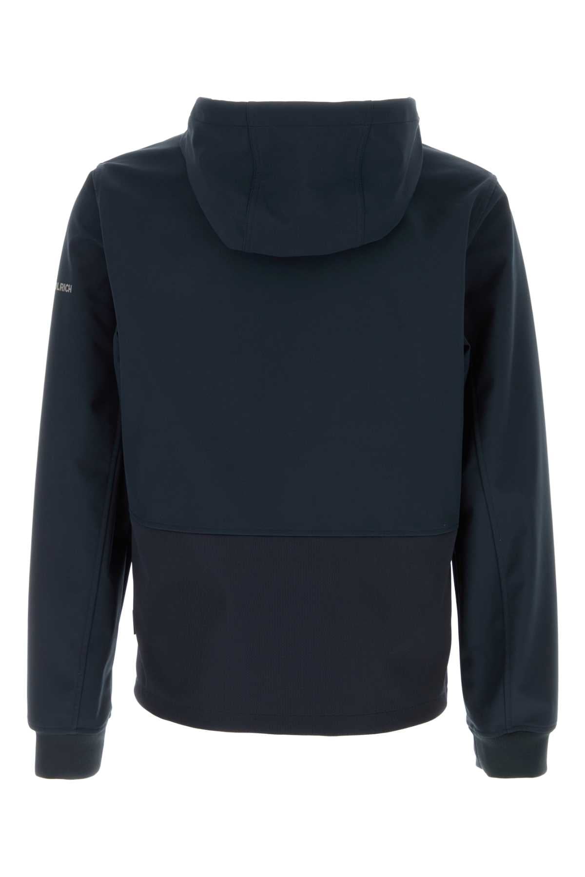 WOOLRICH Men's Stretch Polyester Full-Zip Hoodie