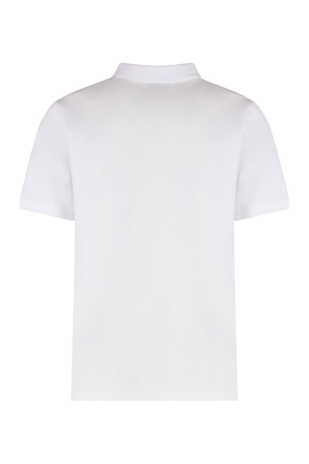 WOOLRICH Cotton-Piqué Polo Shirt with Side Slits