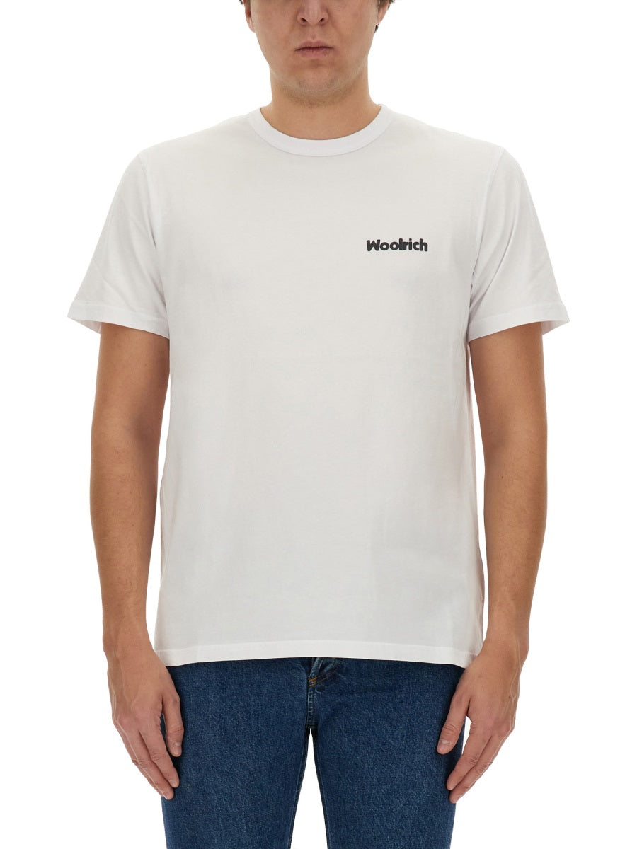 WOOLRICH Classic Logo T-Shirt - Size L