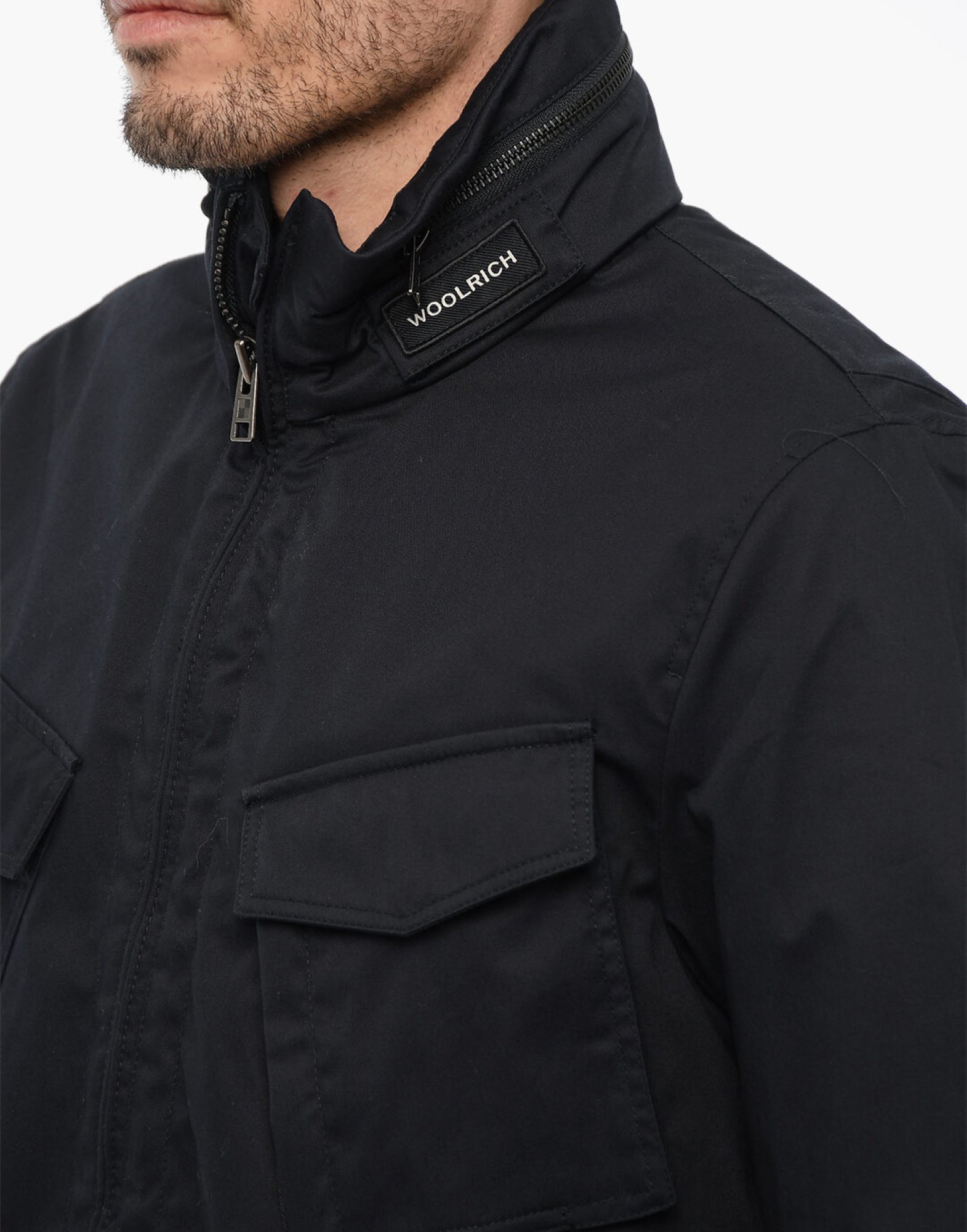 WOOLRICH Cotton Utility Field Jacket for Men - FW24 Collection