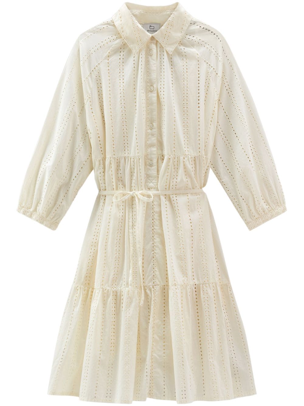 WOOLRICH Mini Cotton Broderie Anglaise Dress