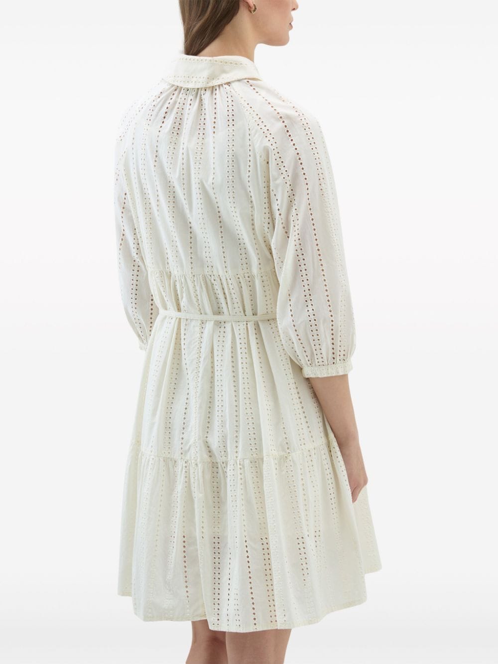 WOOLRICH Mini Cotton Broderie Anglaise Dress