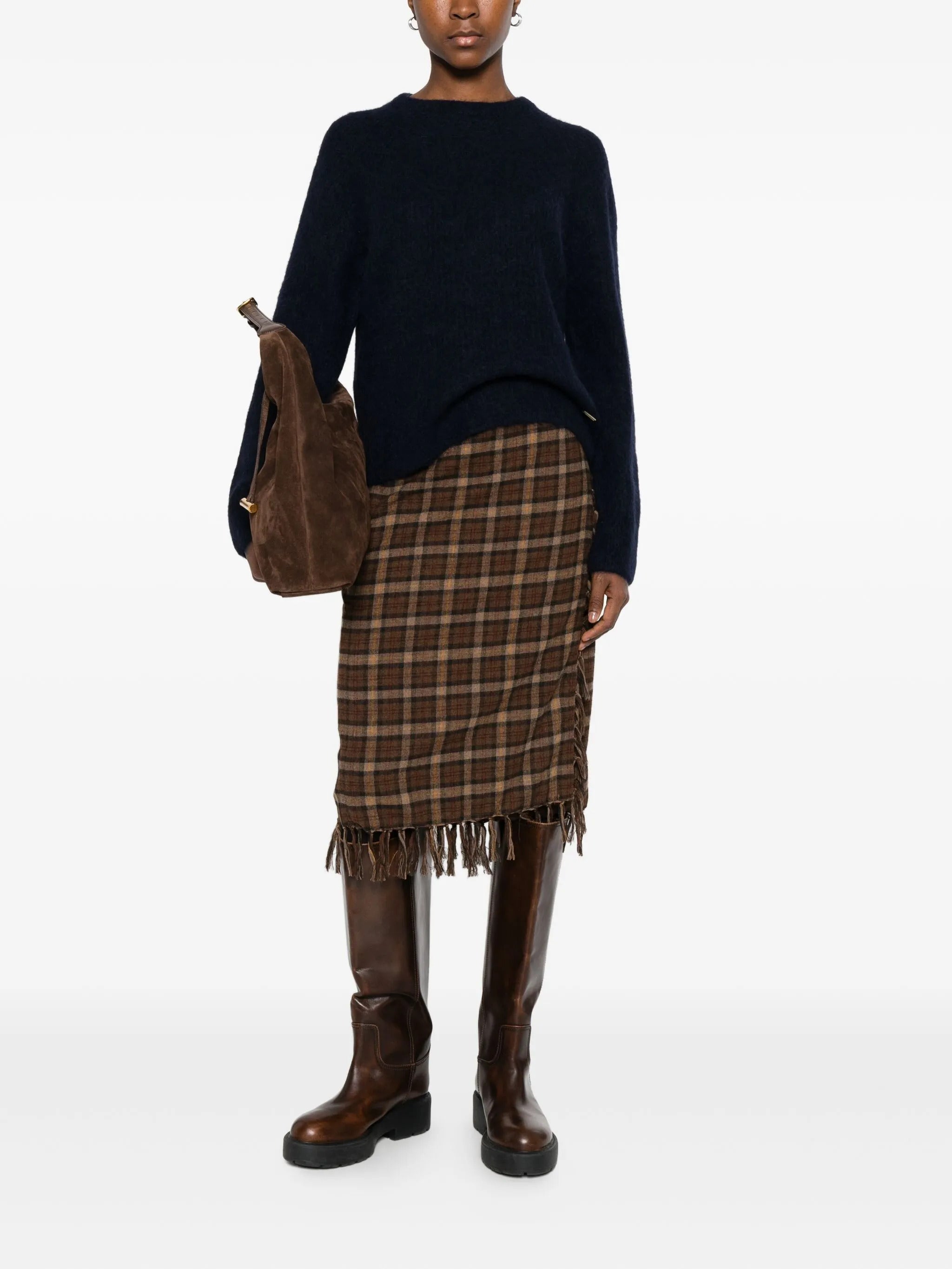 WOOLRICH Garment-Dyed Crew Neck Sweater - Size S