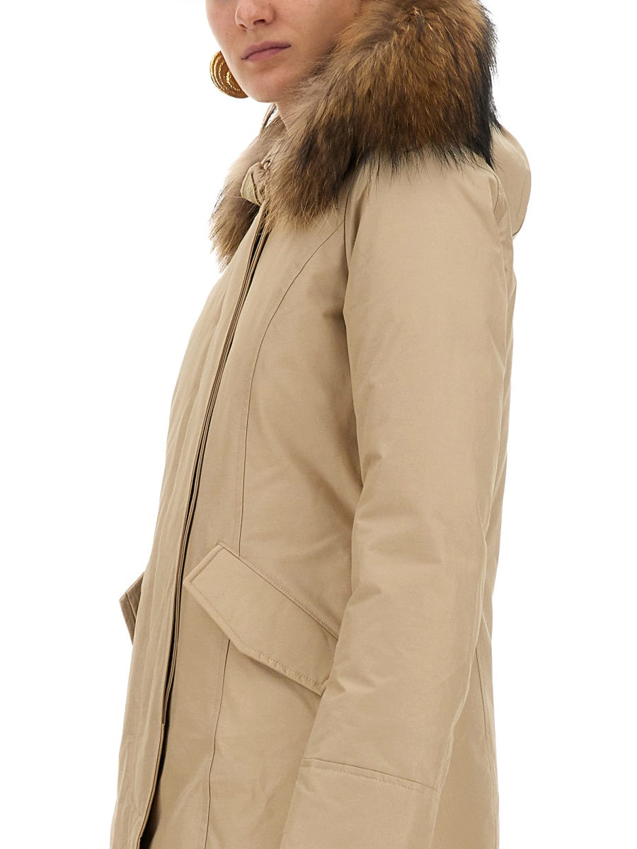 WOOLRICH Women's Arctic Raccoon Parka Jacket