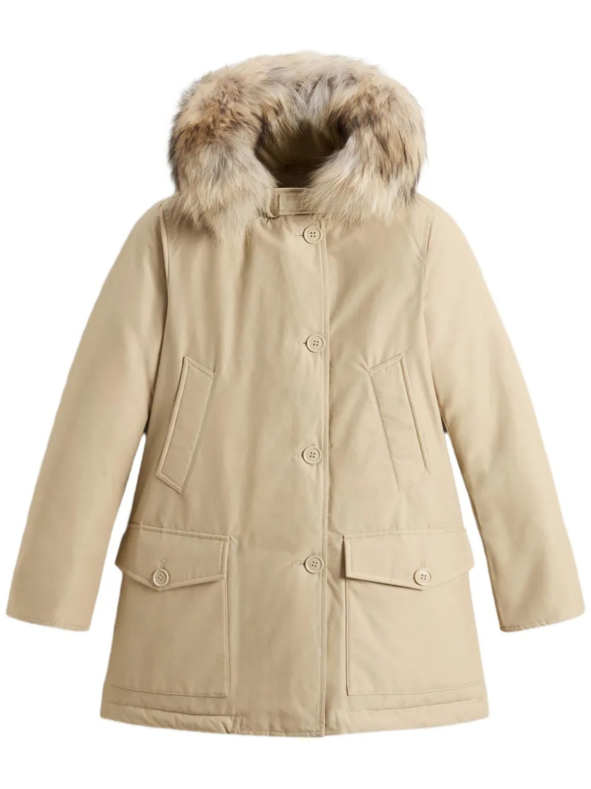 WOOLRICH Womens Arctic Detachable Fur Parka Jacket