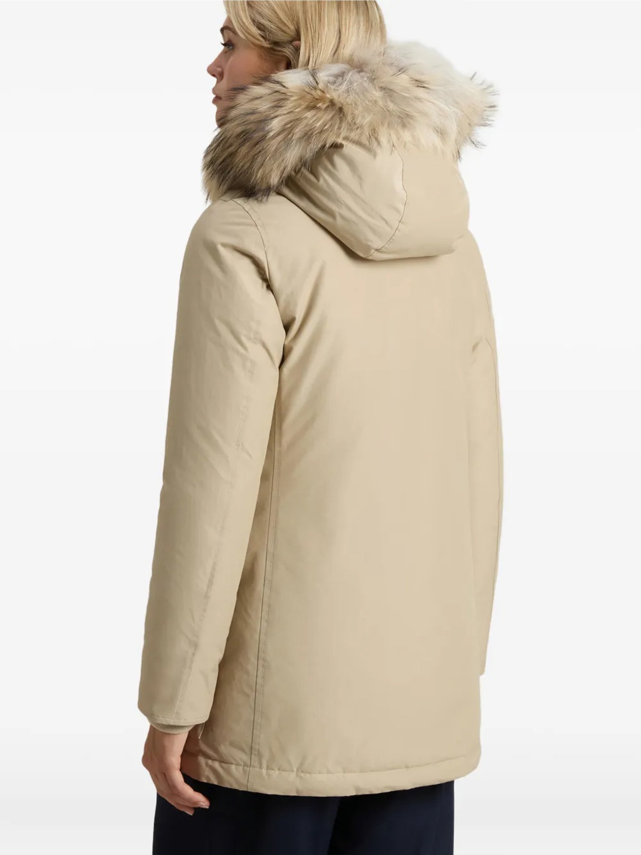 WOOLRICH Womens Arctic Detachable Fur Parka Jacket
