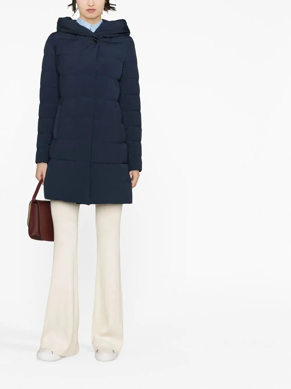 WOOLRICH Women’s Long Padded Parka Jacket with Hood