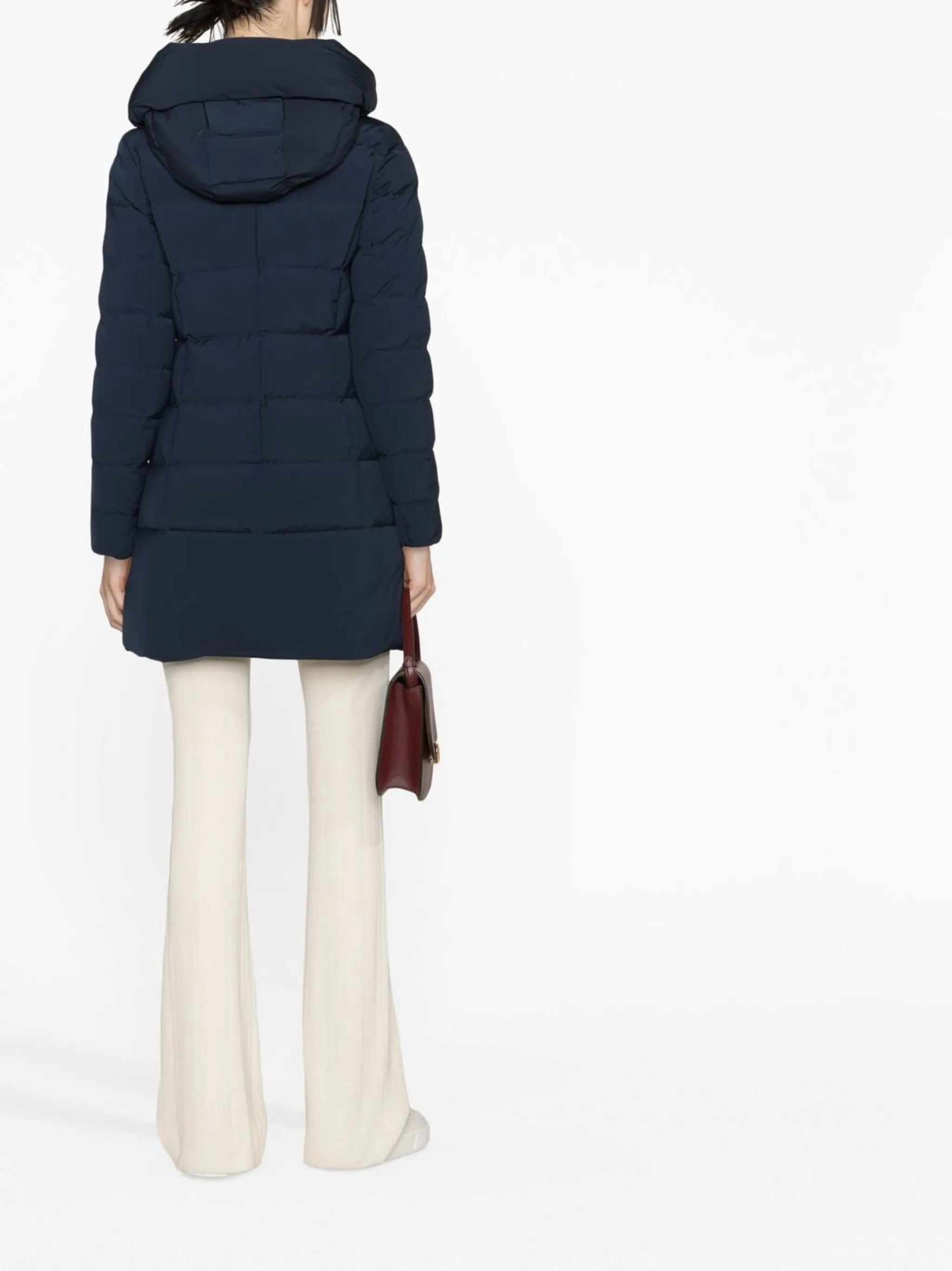 WOOLRICH Women’s Long Padded Parka Jacket with Hood