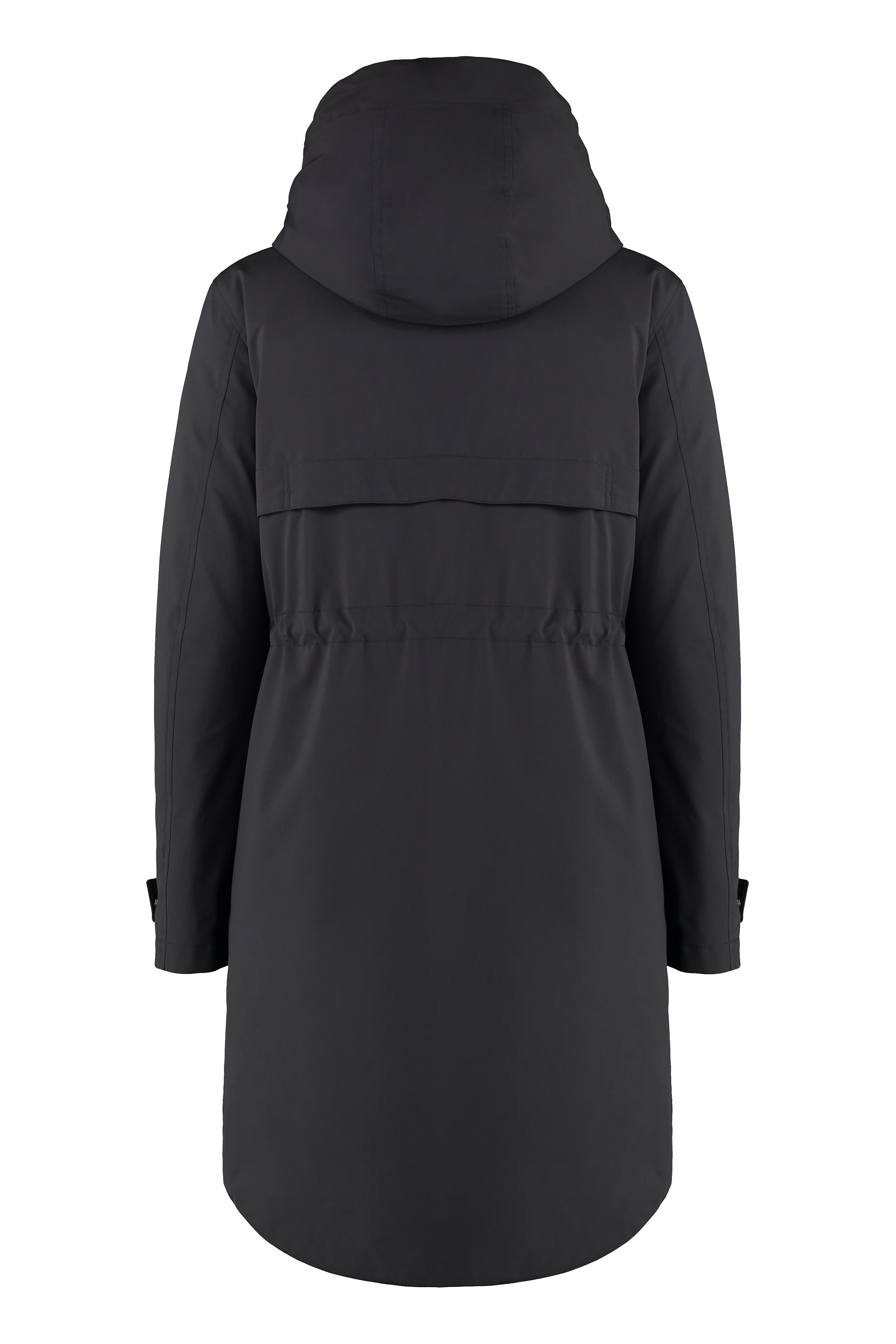 WOOLRICH Women's Military Technical Fabric Parka Jacket with Internal Removable Down Layer