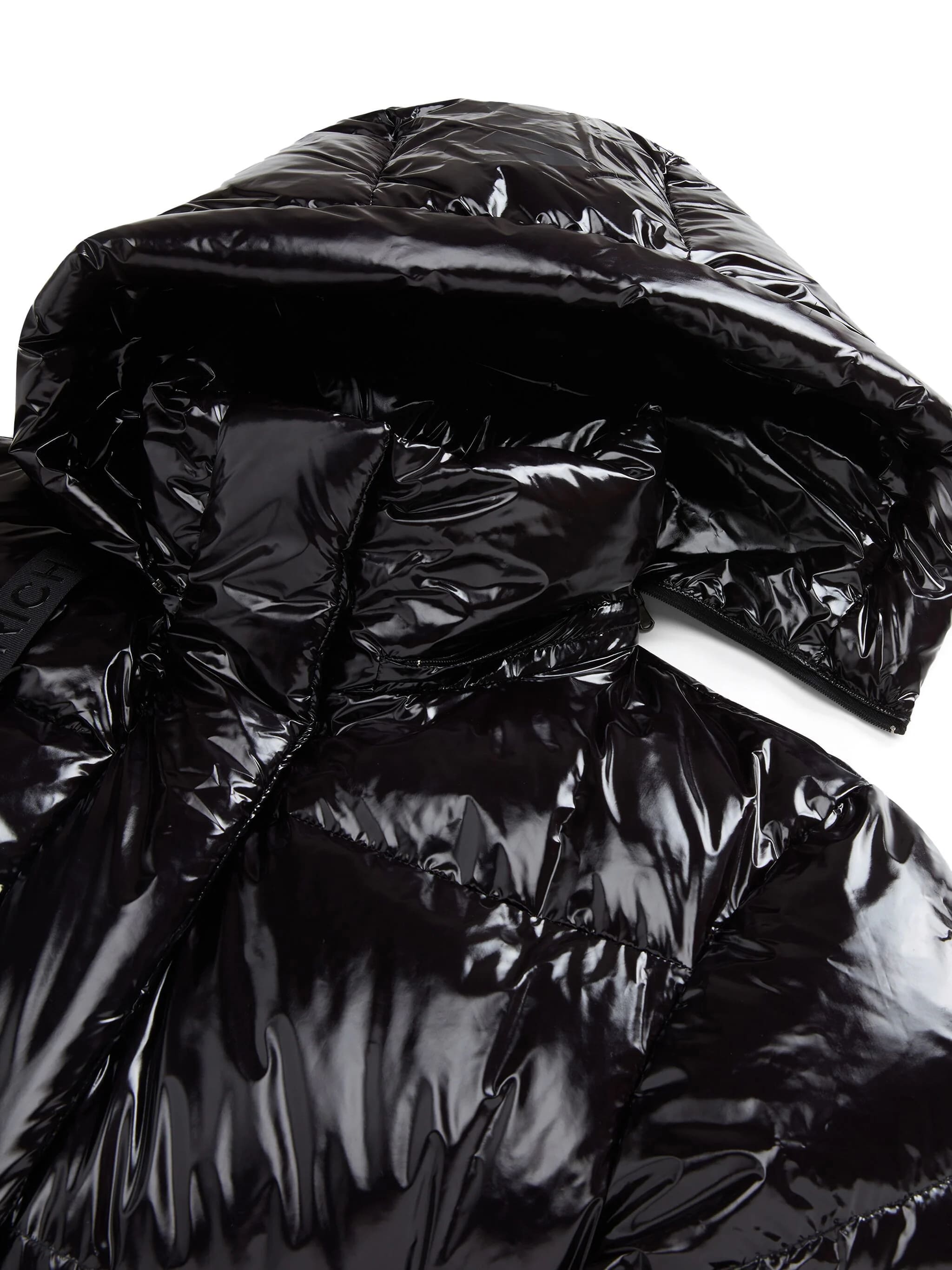 WOOLRICH Super Glossy Short Parka Jacket for Women