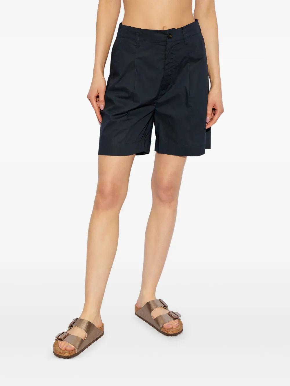 WOOLRICH High-Waisted Tailored Mini Shorts