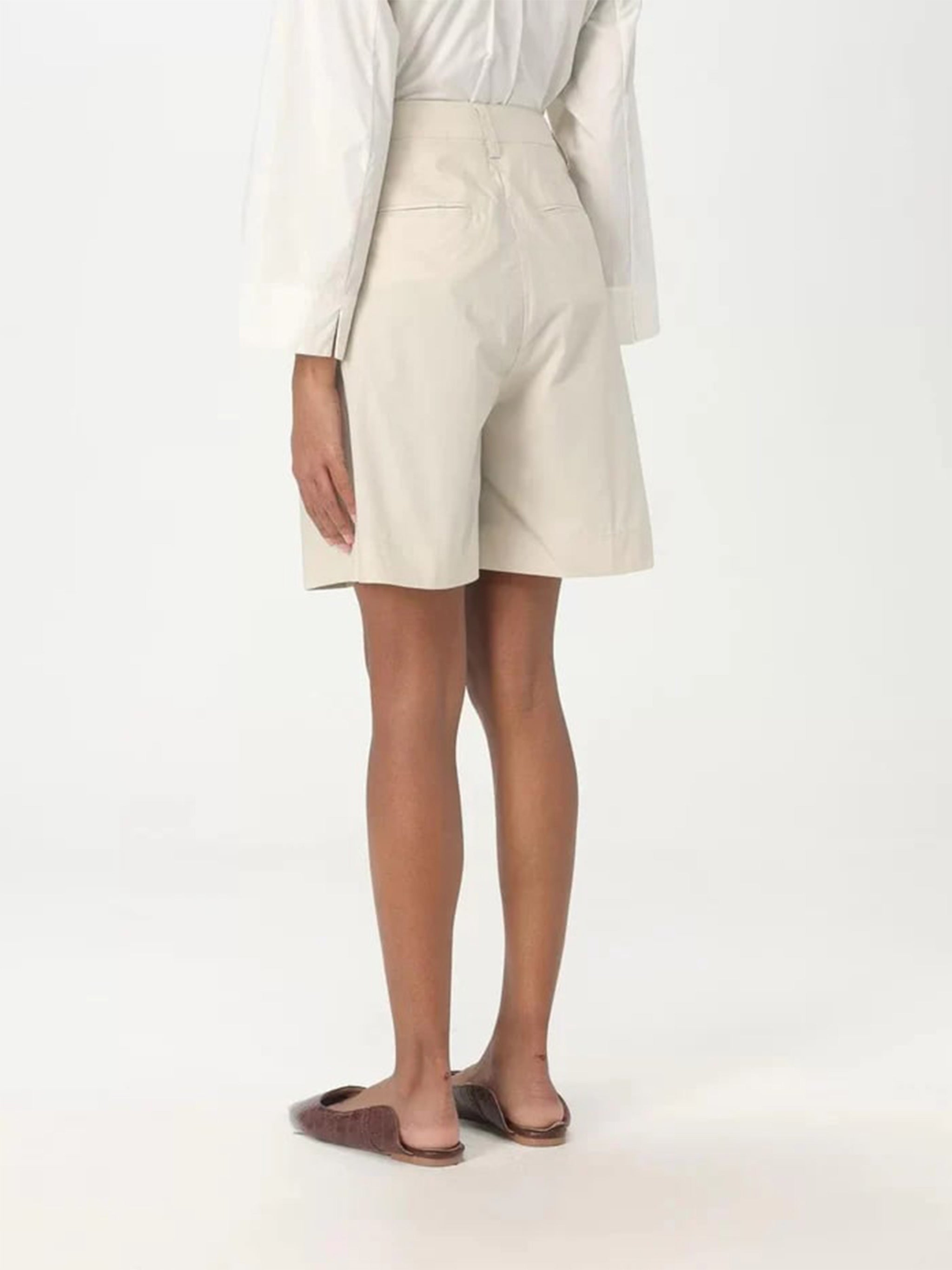 WOOLRICH High-Waisted Tailored Mini Shorts for Women