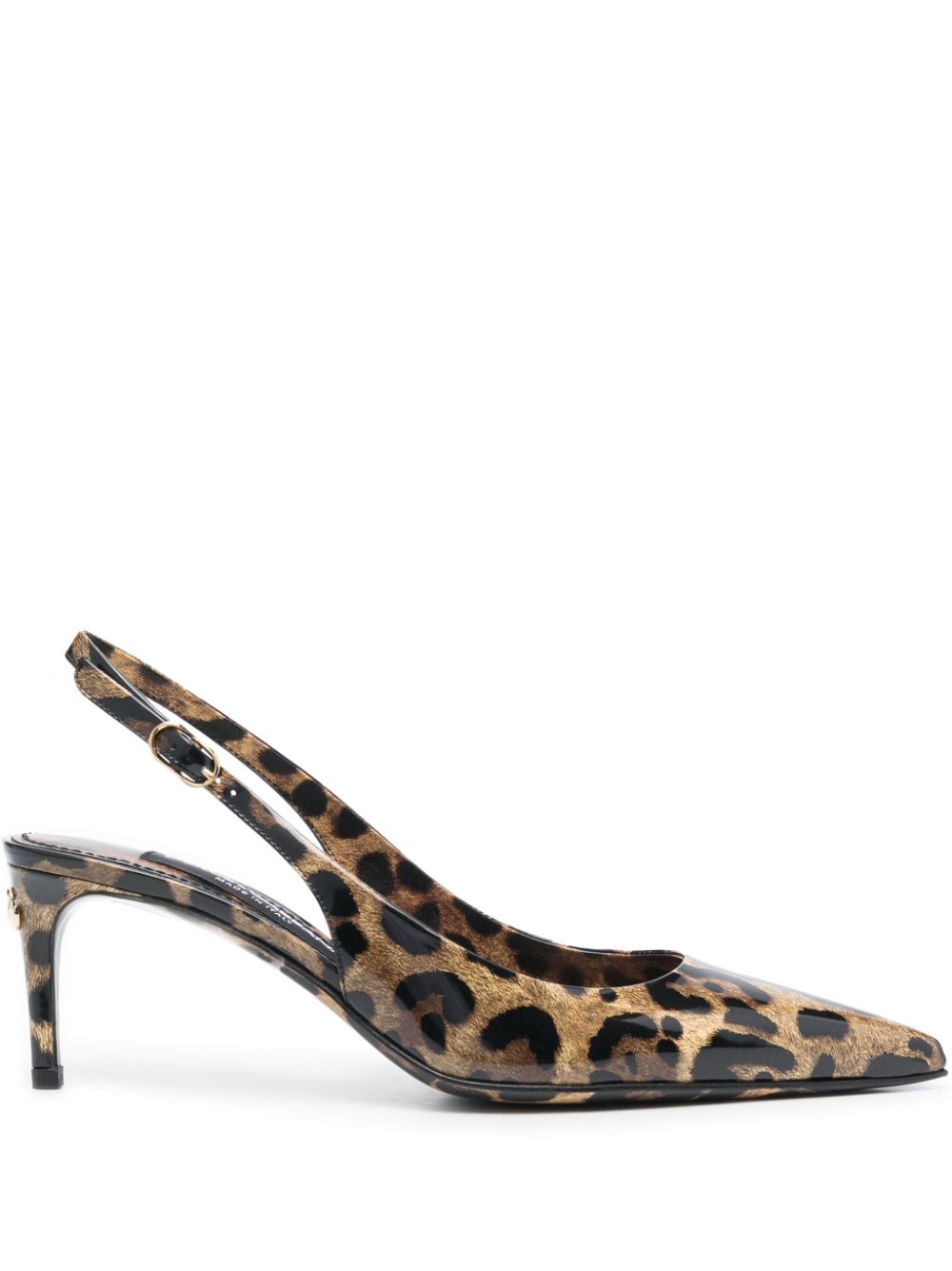 DOLCE & GABBANA Leopard Print Calfskin Pumps - SS25