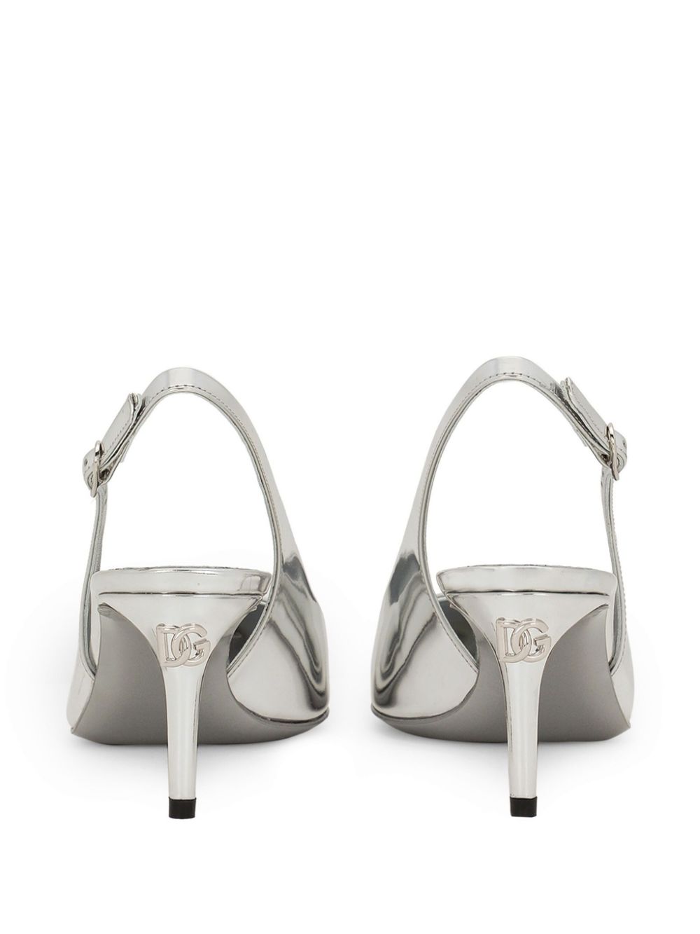 DOLCE & GABBANA Leather Slingback Pumps