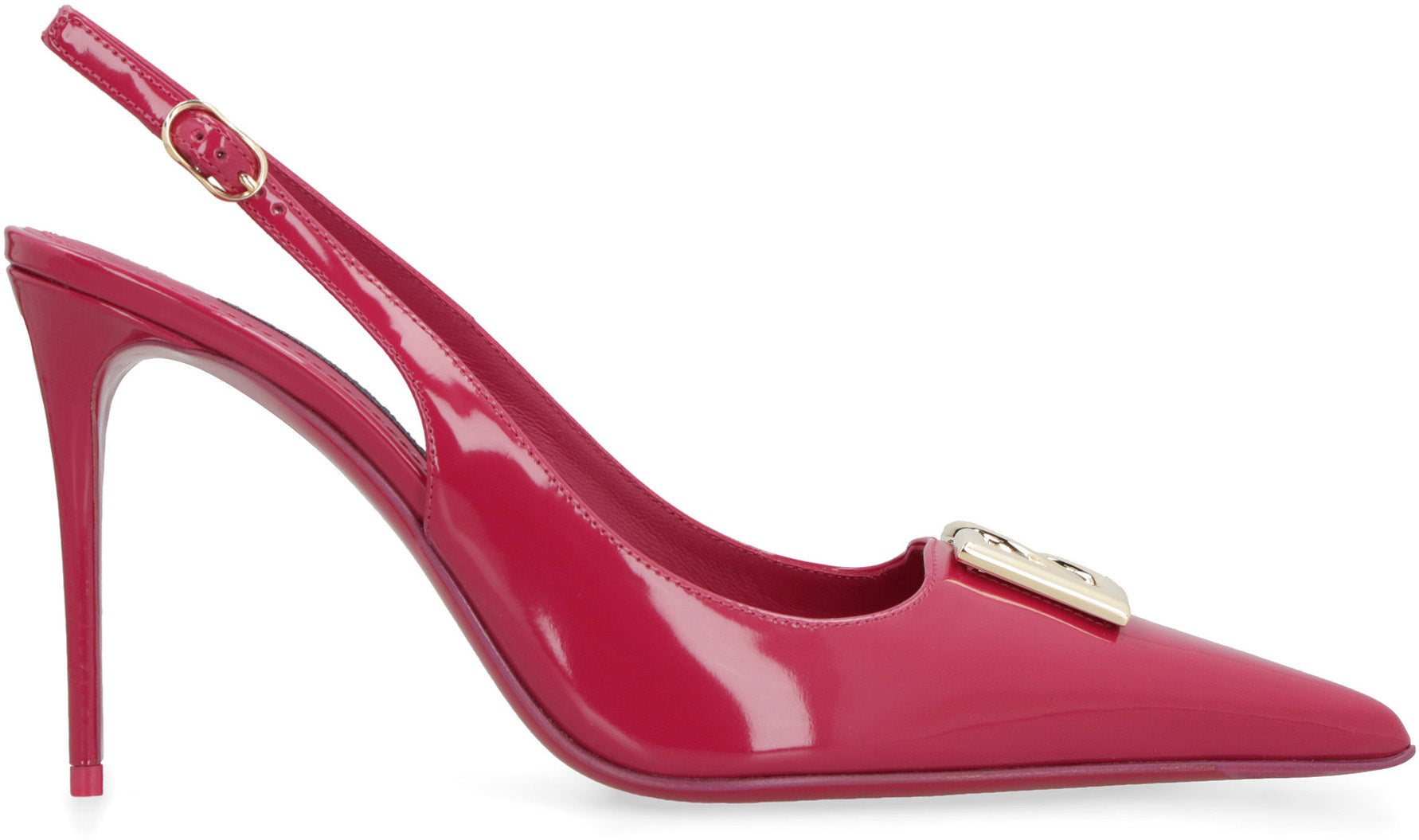 DOLCE & GABBANA Leather Slingback Pumps - Pointy Toe