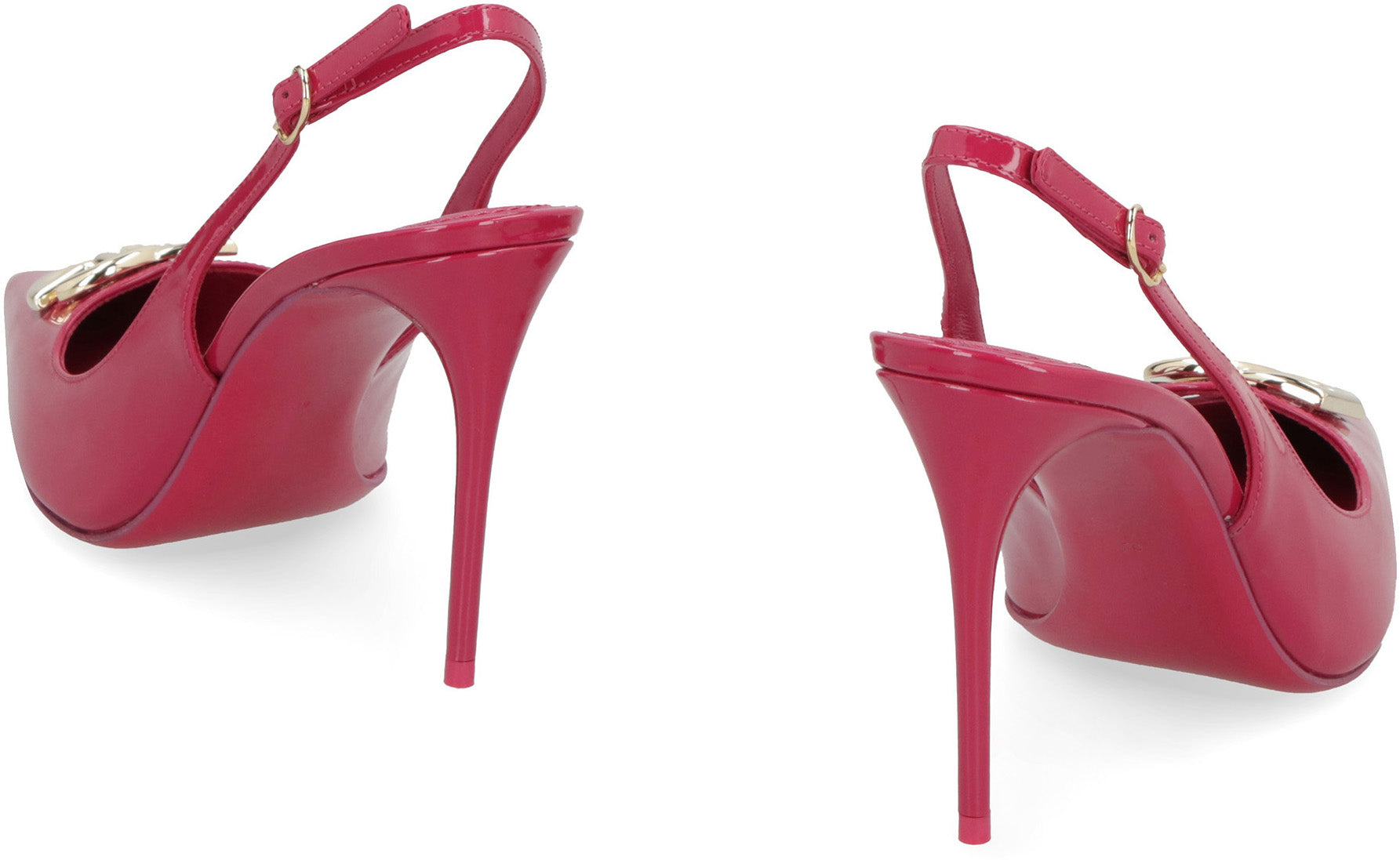 DOLCE & GABBANA Leather Slingback Pumps - Pointy Toe