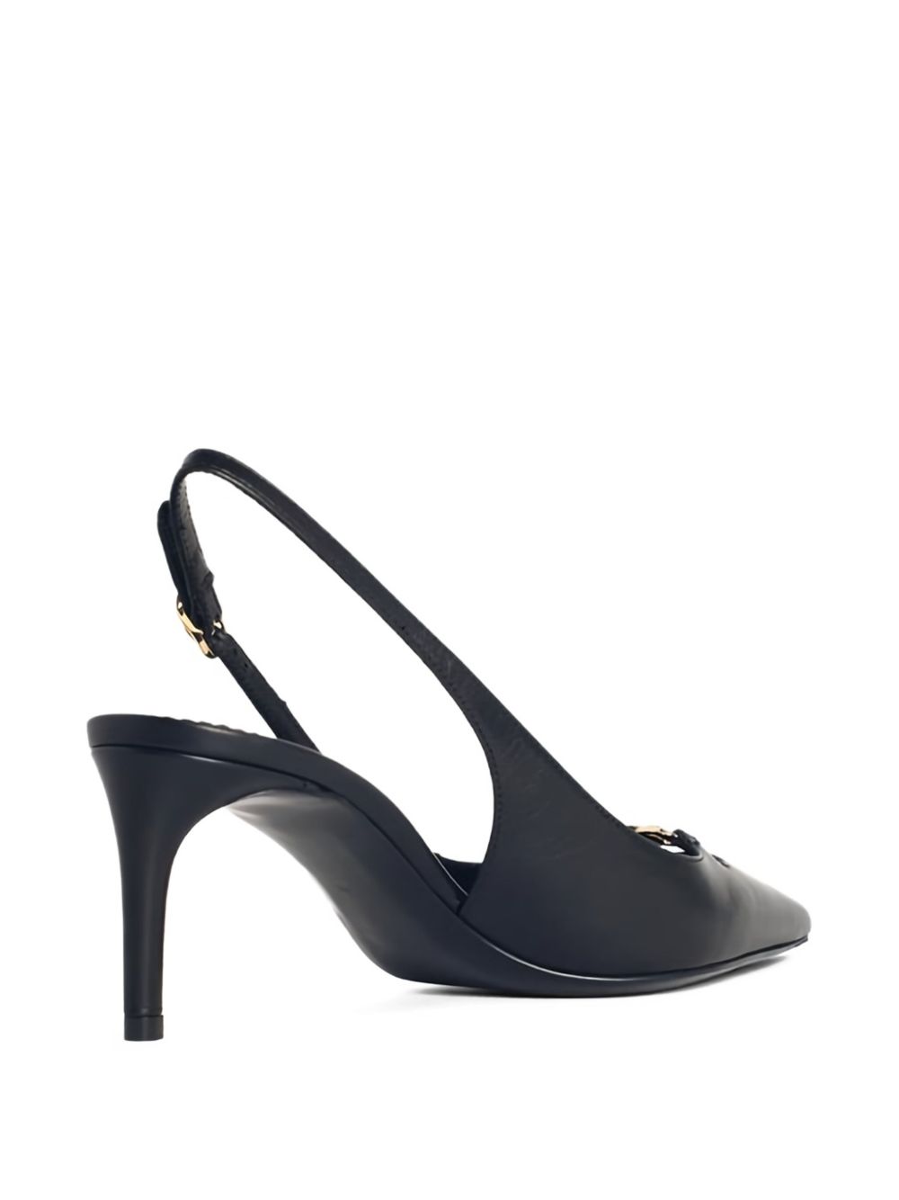 DOLCE & GABBANA Pointed Toe Slingback Heels with Mid Heel