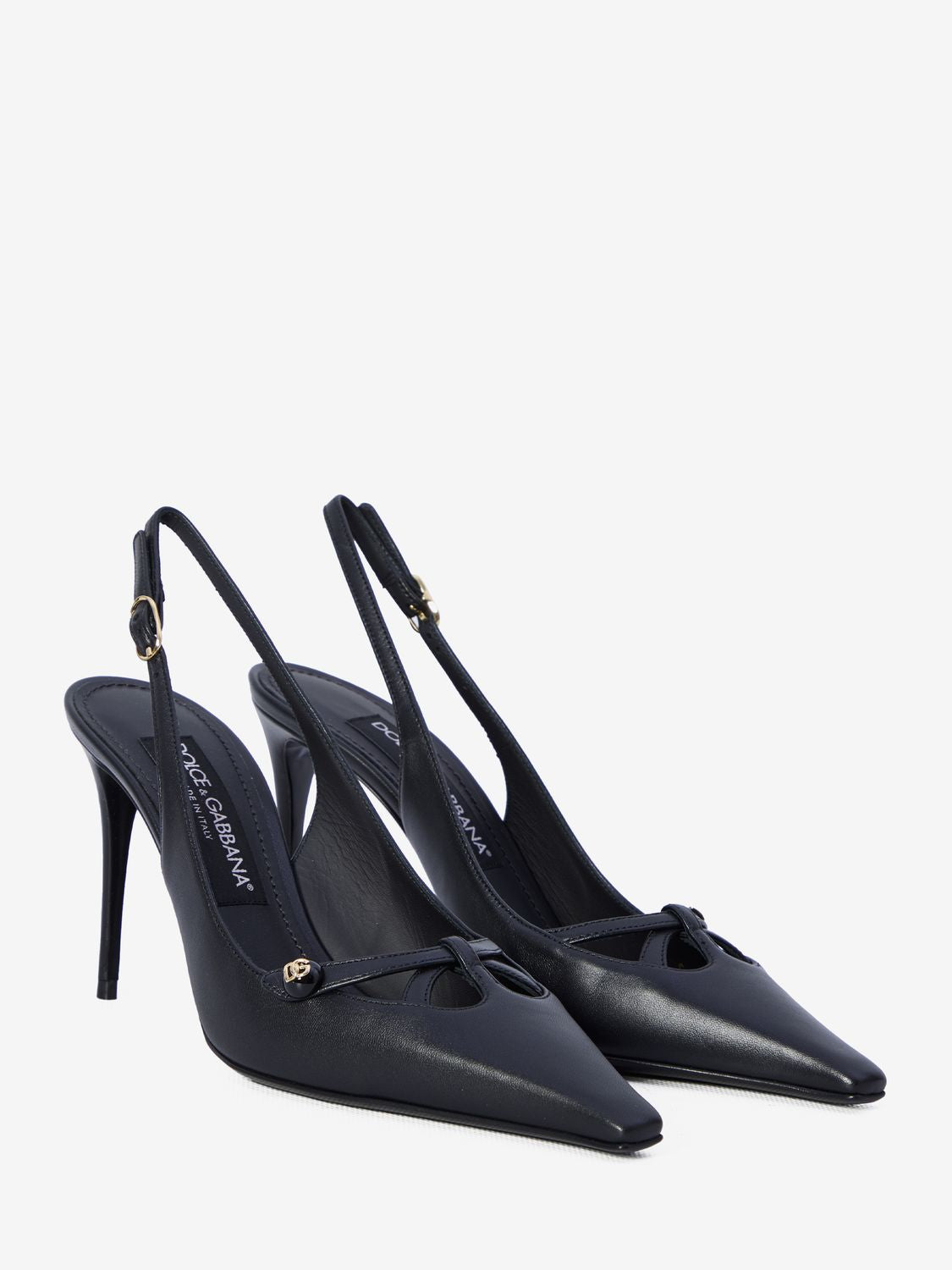 DOLCE & GABBANA Elegant Leather Pumps - Perfect for Any Formal Occasion