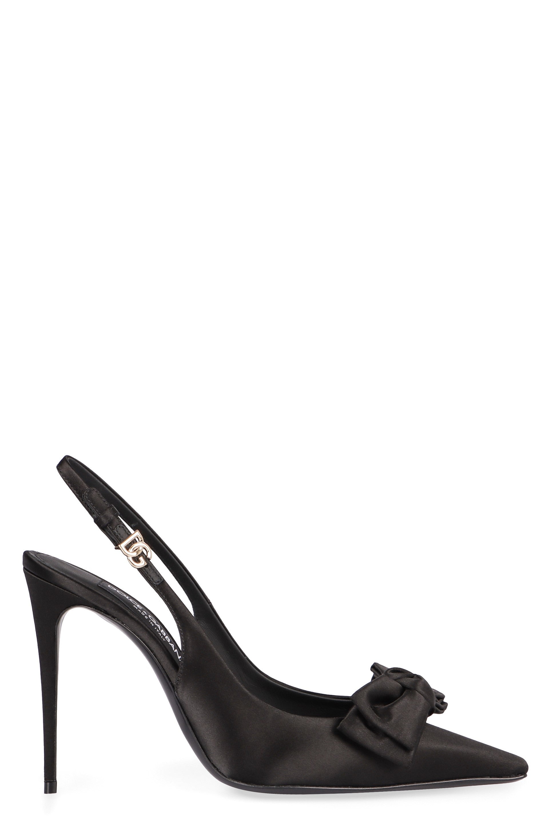 DOLCE & GABBANA Satin Slingback Pumps