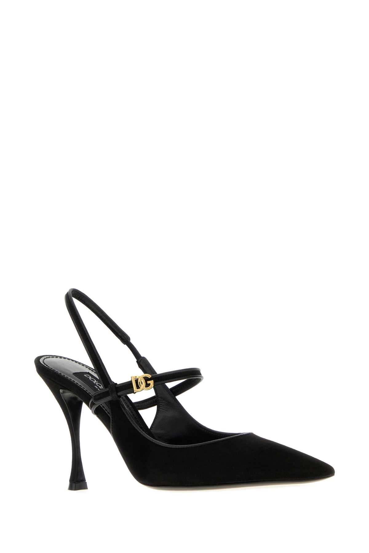 DOLCE & GABBANA Suede Pumps for Women - FW25
