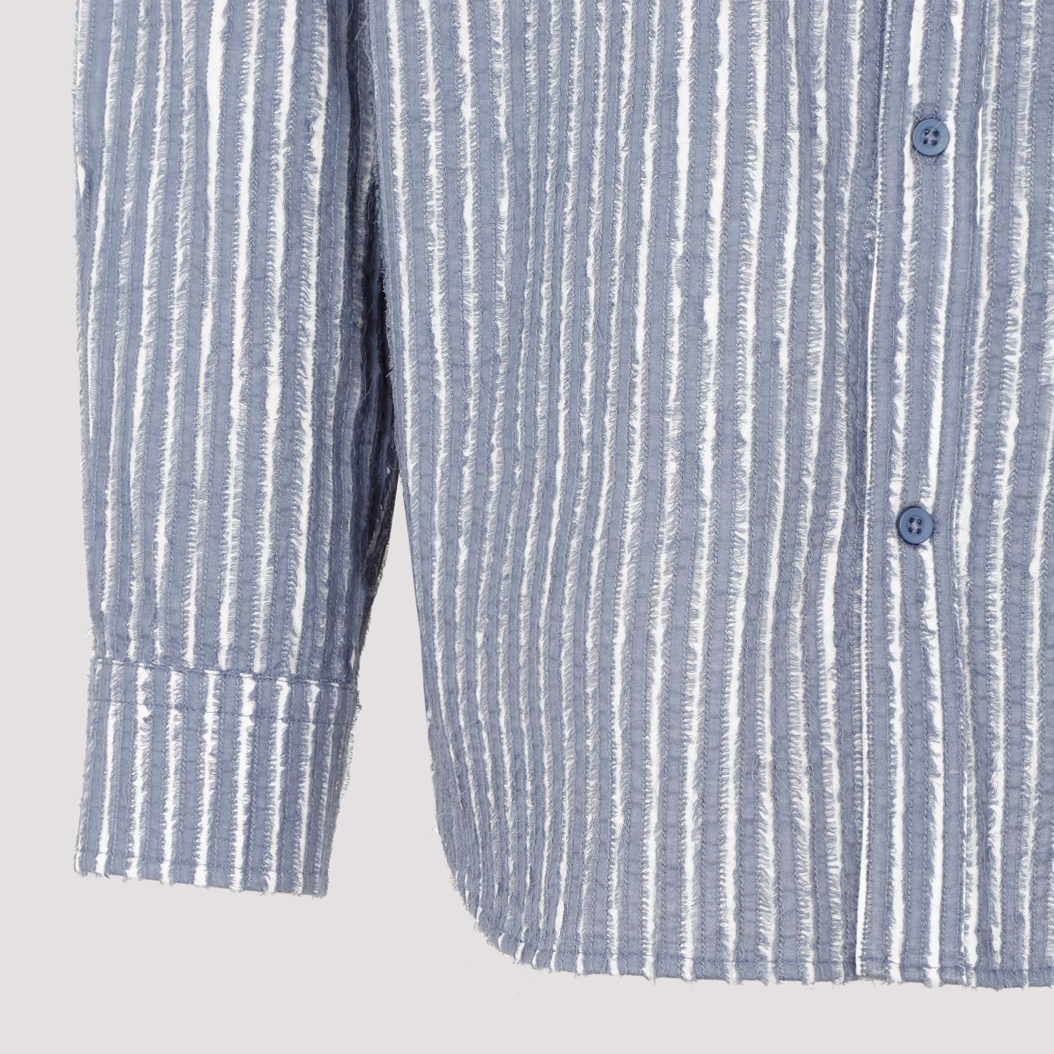 CRAIG GREEN Hand-Frayed Stripe Shirt - FW23