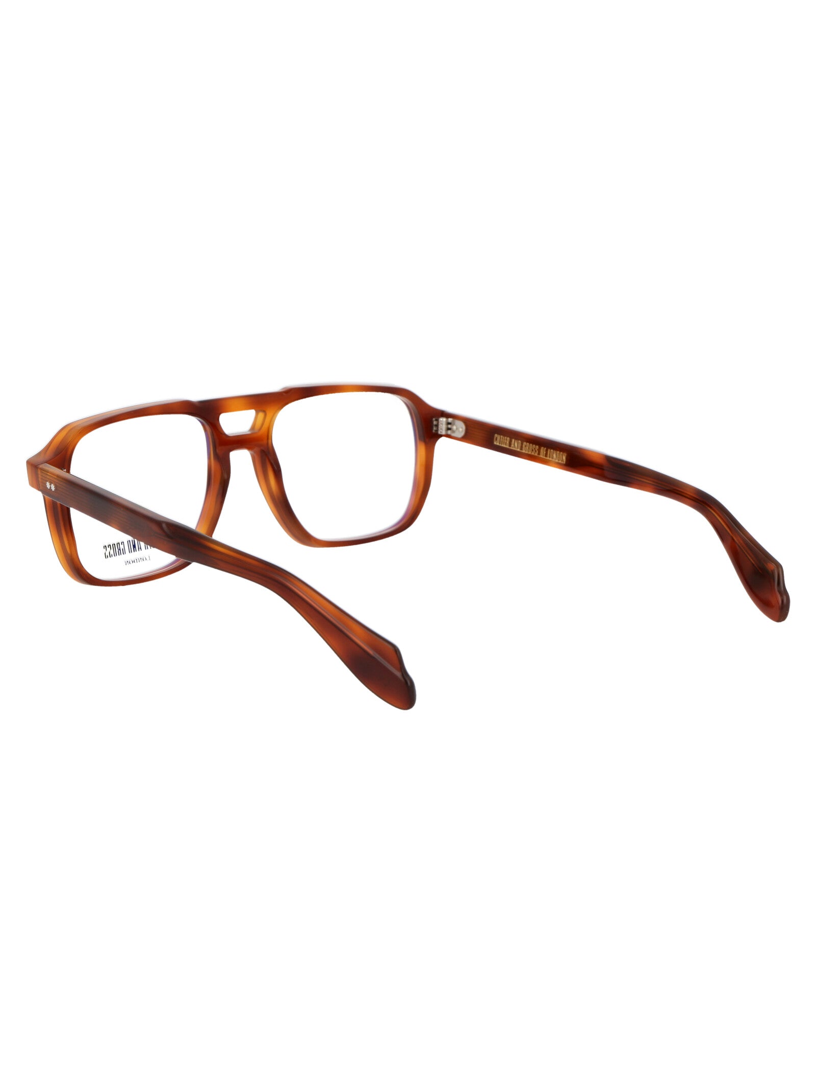 CUTLER AND GROSS Exclusive Turtle Havana Acetate Optical Glasses for Men