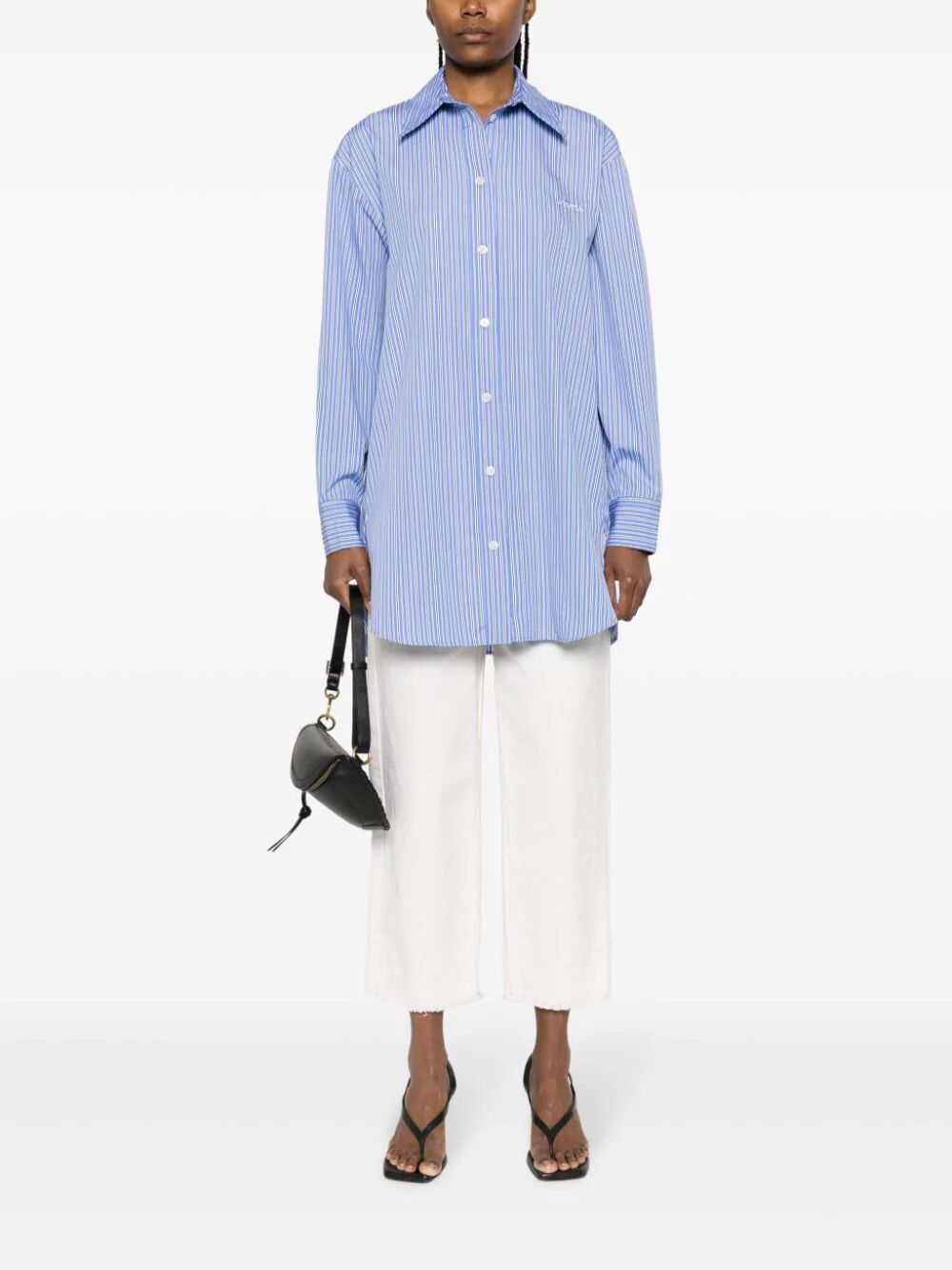 ISABEL MARANT Embroidered Poplin Cylvany Shirt for Women - SS24