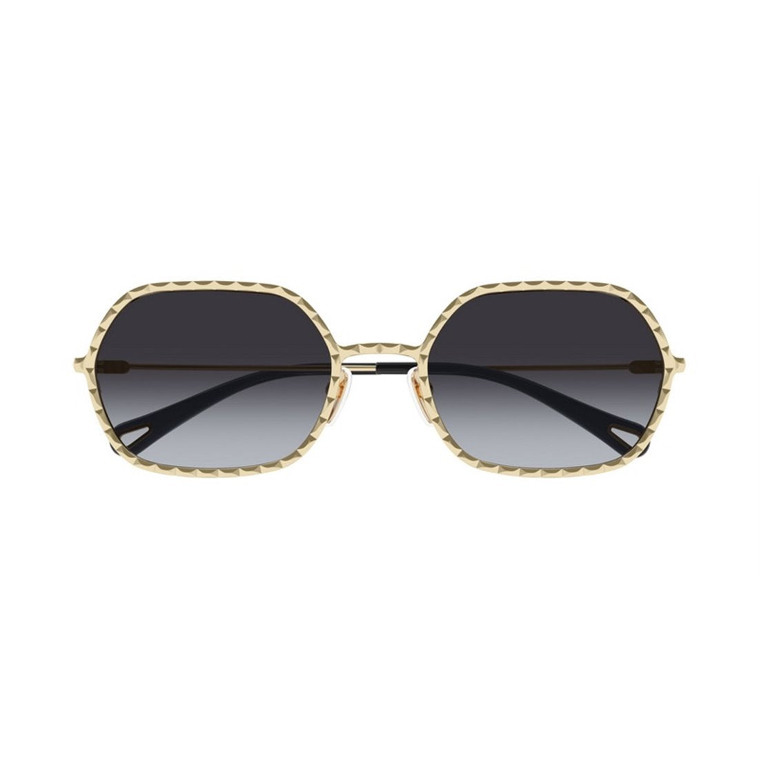 CHLOÉ Stylish Acetate Gold Sunglasses for Women
