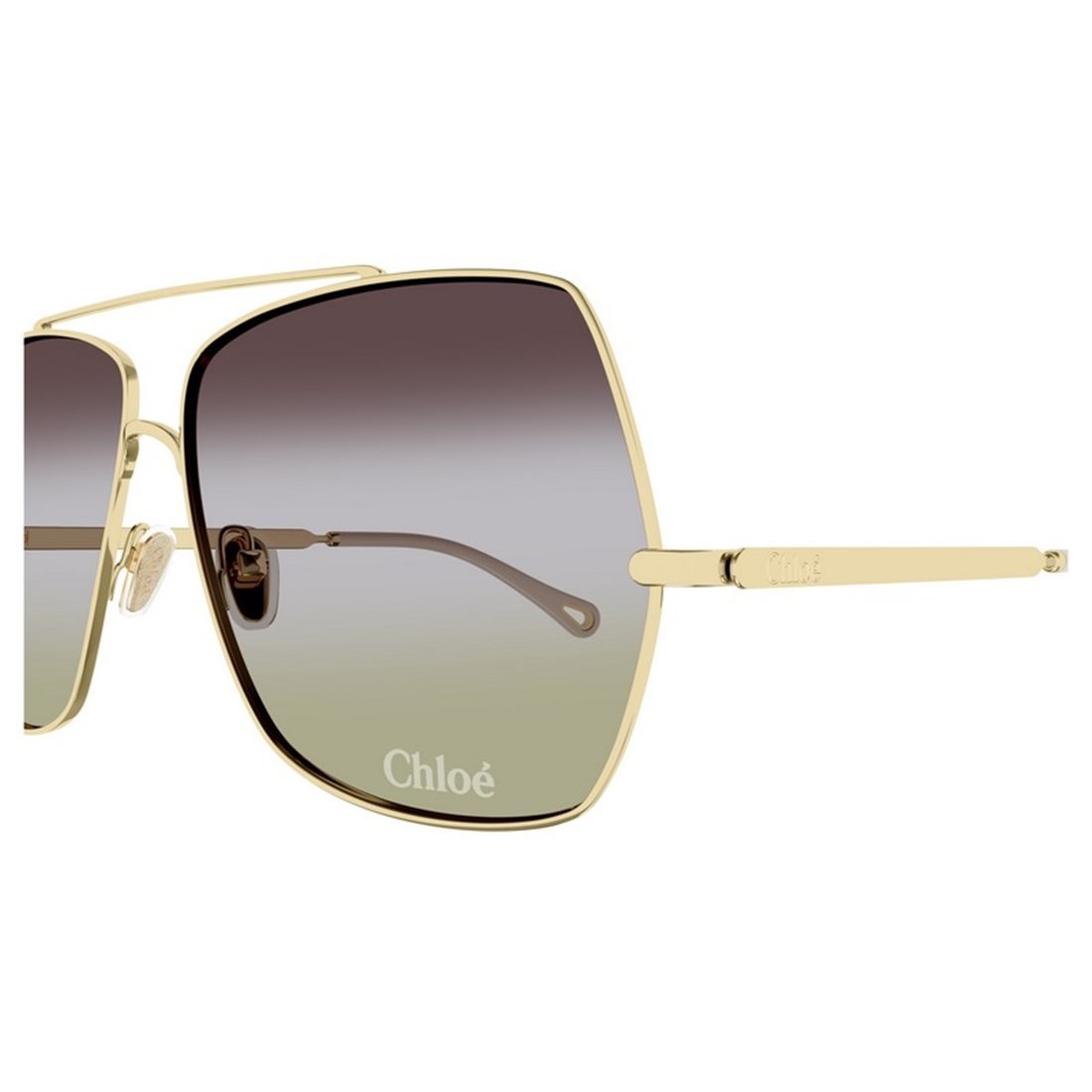 CHLOÉ Stylish Metal Frame Sunglasses for Women