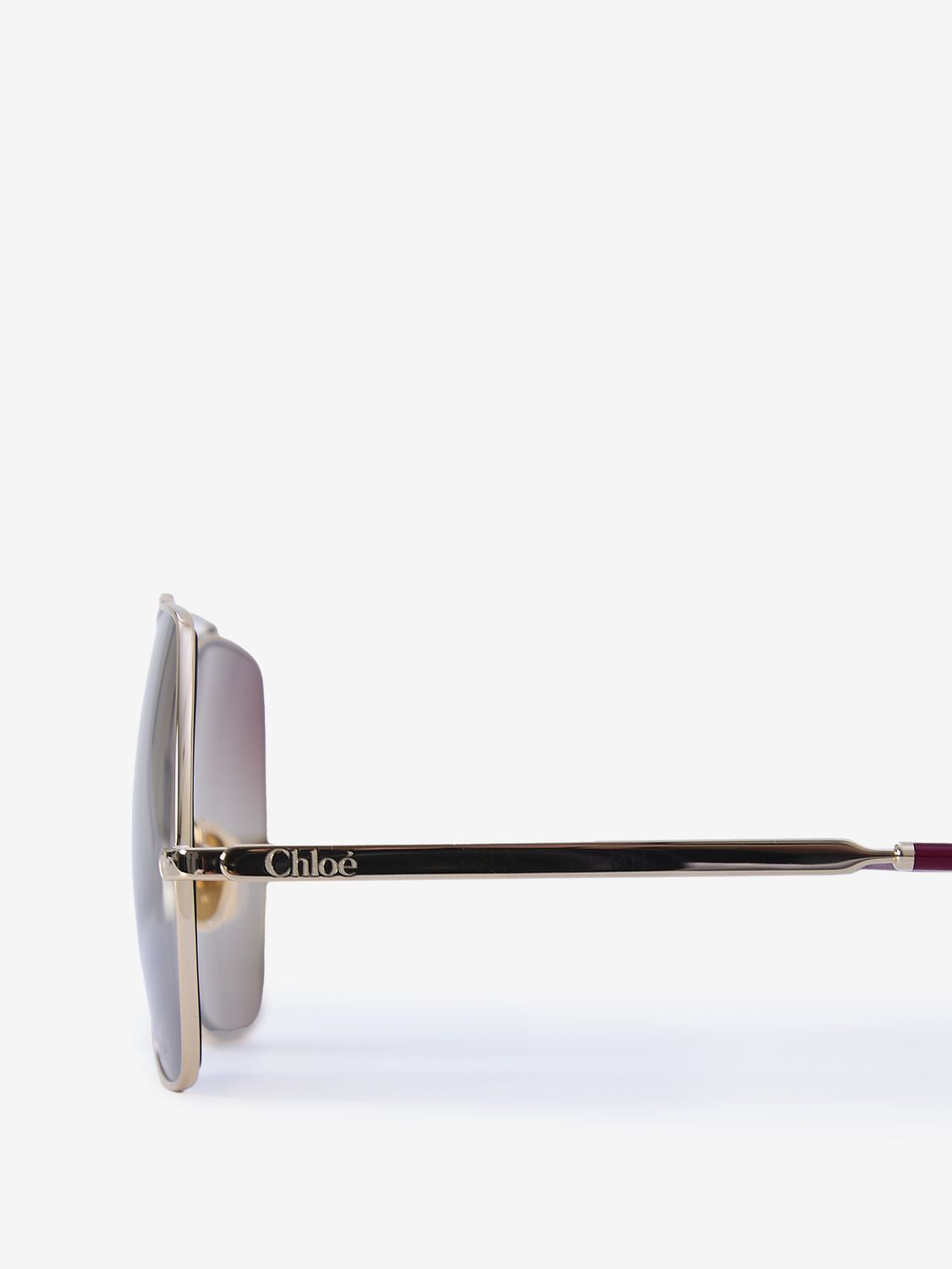 CHLOÉ Gold Metal Sunglasses