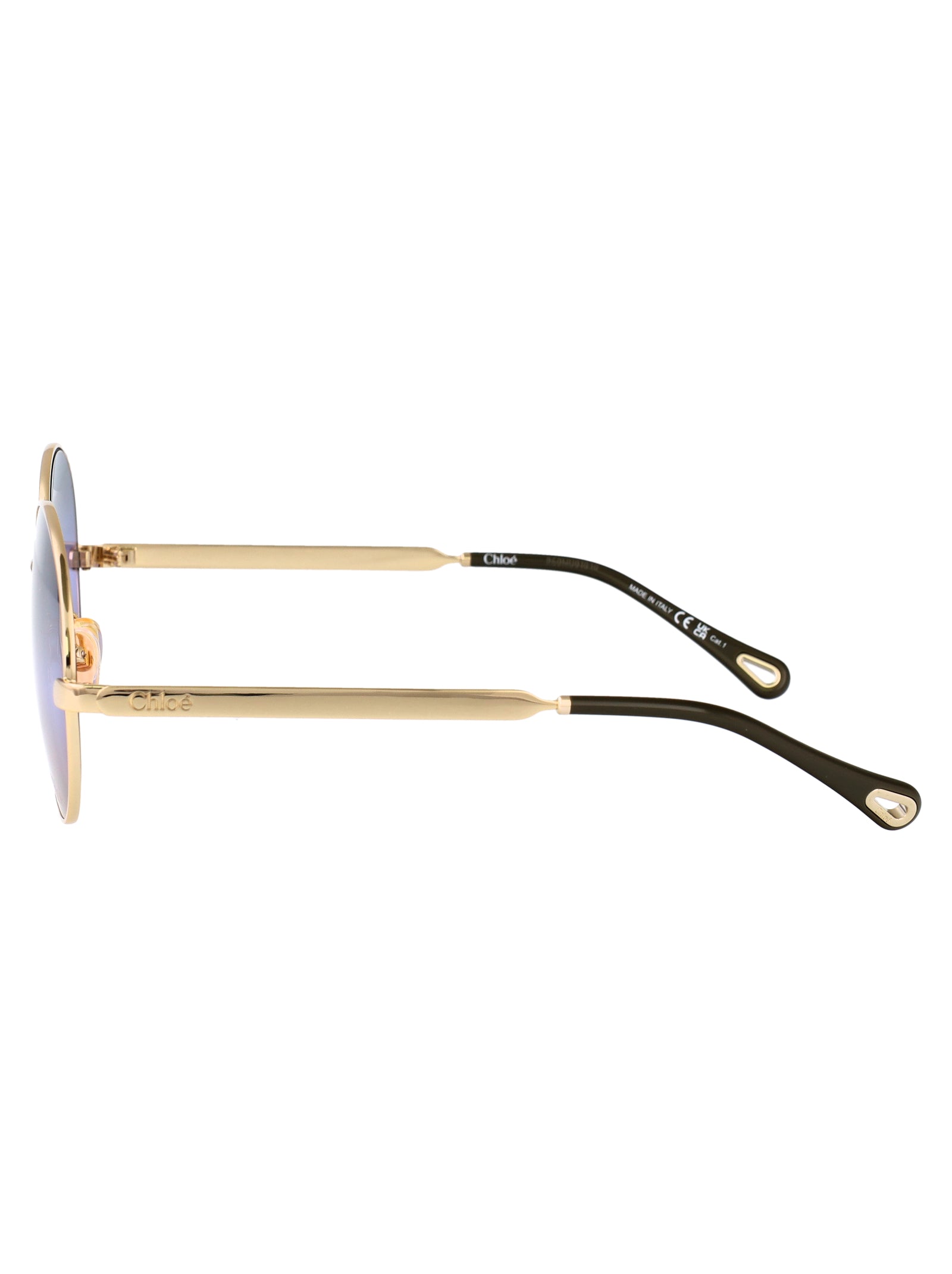 CHLOÉ Metallic Gold Sunglasses for Women