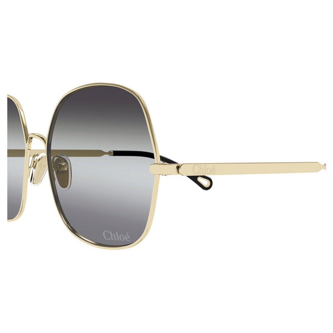 CHLOÉ Chic Oversized Metal Sunglasses for Women